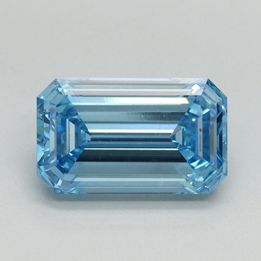 2.04 Ct. Fancy Vivid Blue Emerald Lab Grown Diamond