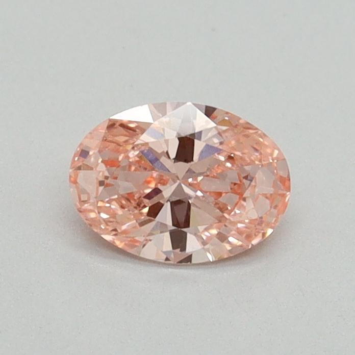 0.40 Ct. Fancy Vivid Pink Oval Lab Grown Diamond