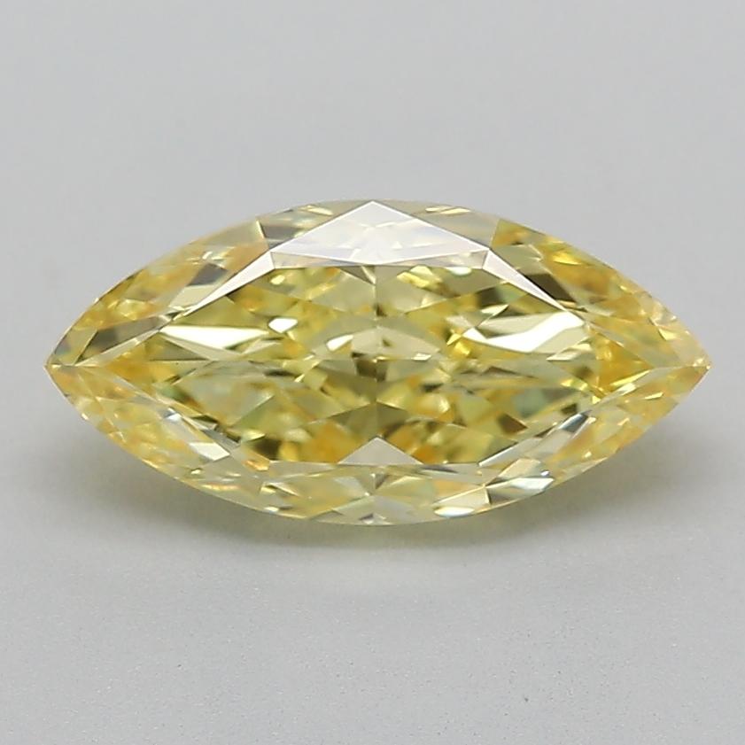 2.00 Ct. Fancy Intense  Yellow Marquise Lab Grown Diamond
