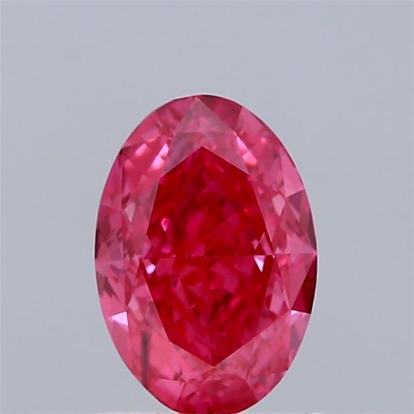 1.01 Ct. Fancy Vivid  Pink Oval Lab Grown Diamond