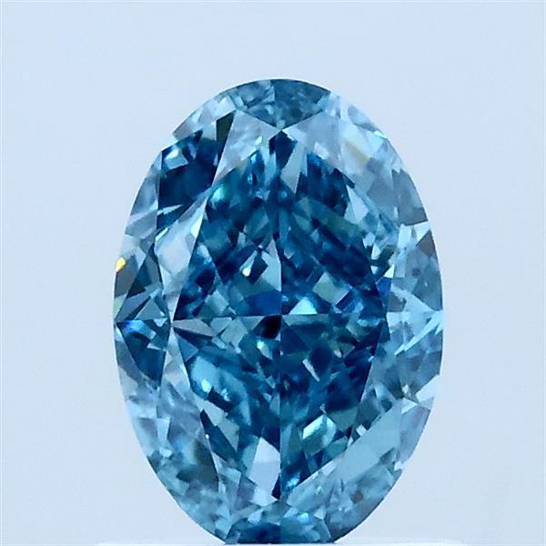1.04 Ct. Fancy Blue Oval Lab Grown Diamond