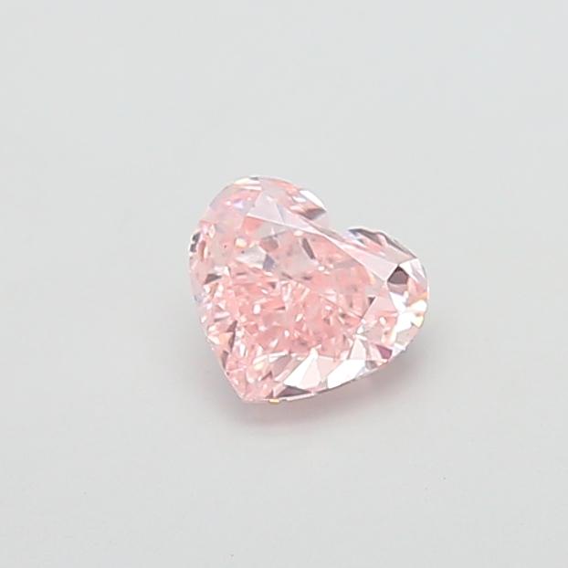 1.05 Ct. Fancy Intense  Pink Heart Lab Grown Diamond