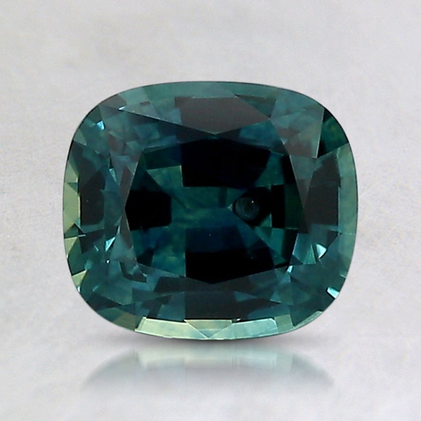7.1x6.2mm Blue Cushion Montana Sapphire