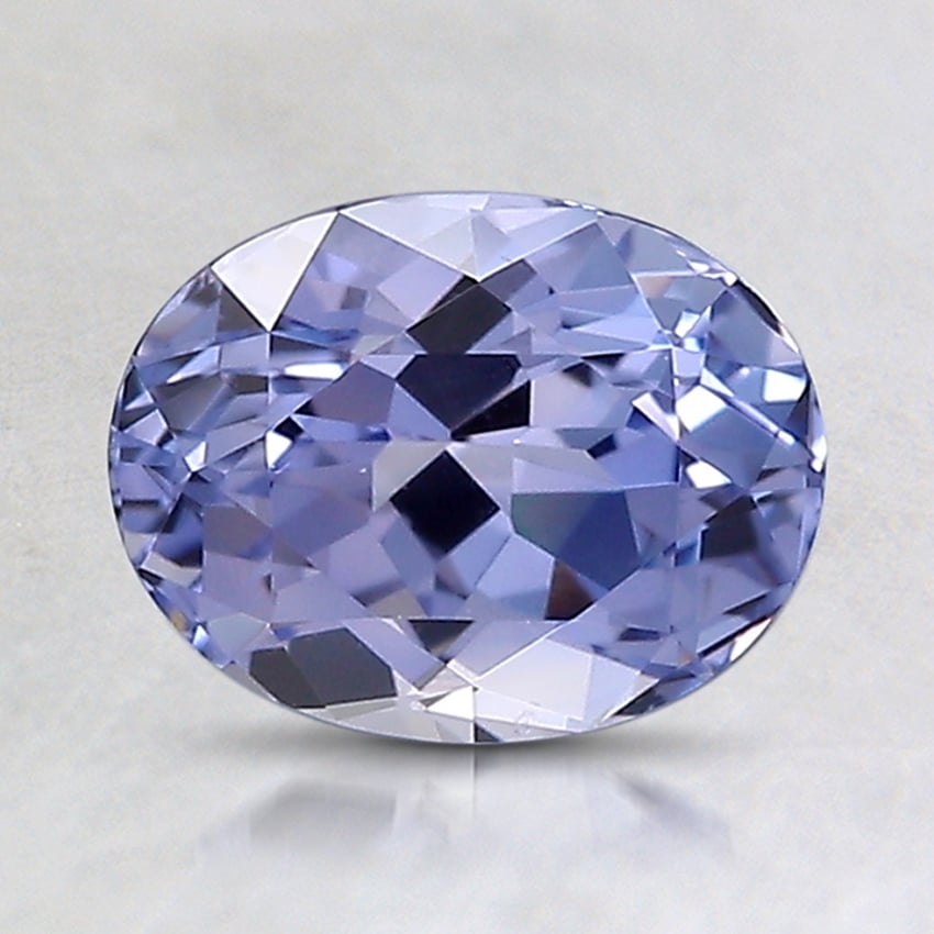 7.8x6.1mm Unheated Purple Oval Sapphire