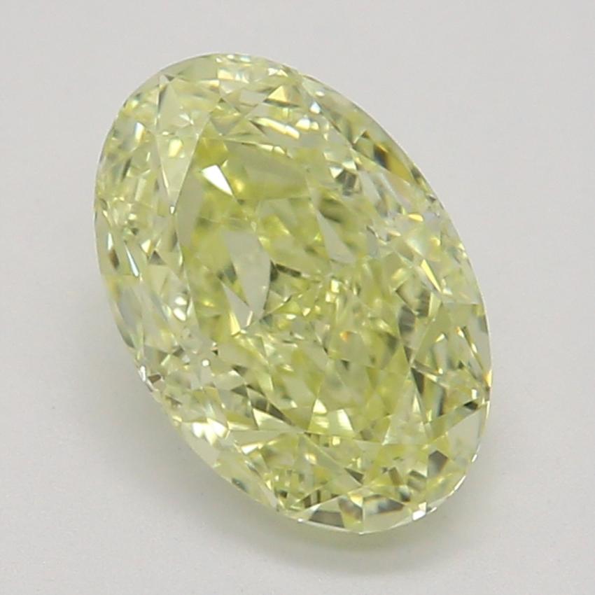 0.75 Ct. Fancy Yellow Oval Diamond