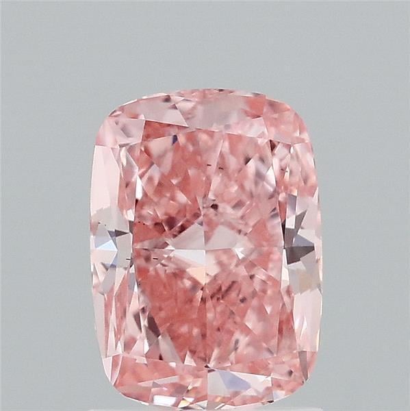 1.50 Ct. Fancy Vivid Pink Cushion Lab Grown Diamond