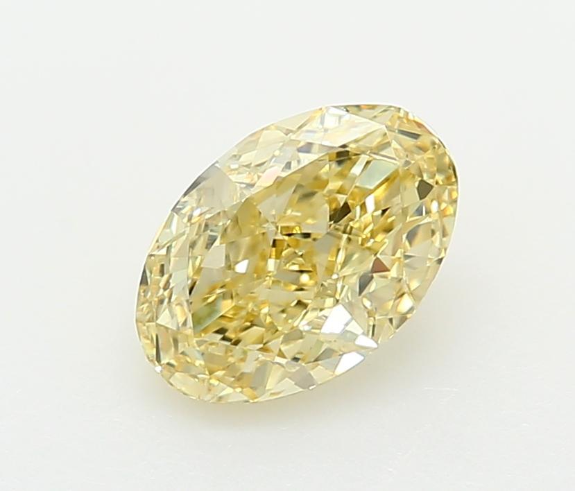 2.02 Ct. Fancy Intense  Yellow Oval Lab Grown Diamond