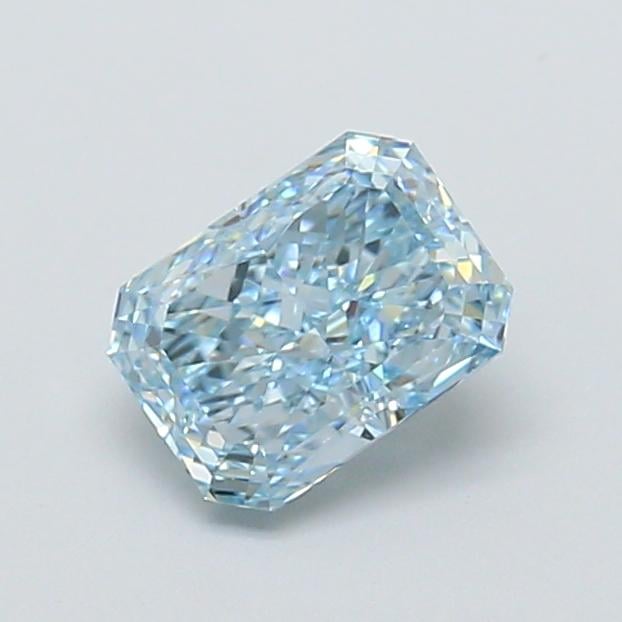 1.16 Ct. Fancy Vivid Blue Radiant Lab Grown Diamond