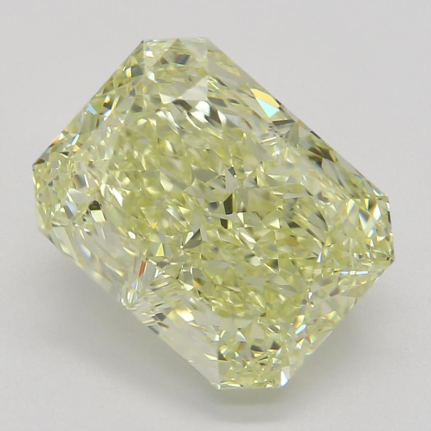 4.01 Ct. Fancy Light Yellow Radiant Diamond