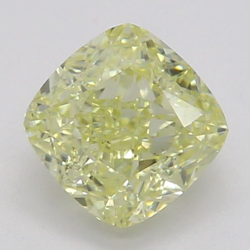 0.51 Ct. Fancy Yellow Cushion Diamond