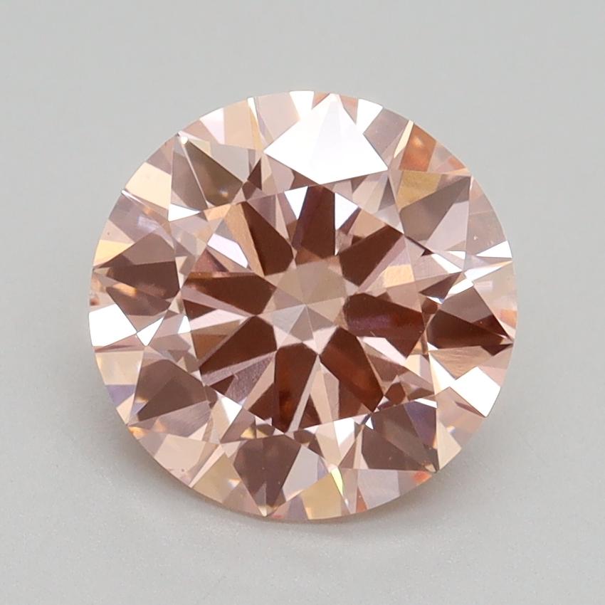 2.12 Ct. Fancy Intense Pink Round Lab Grown Diamond