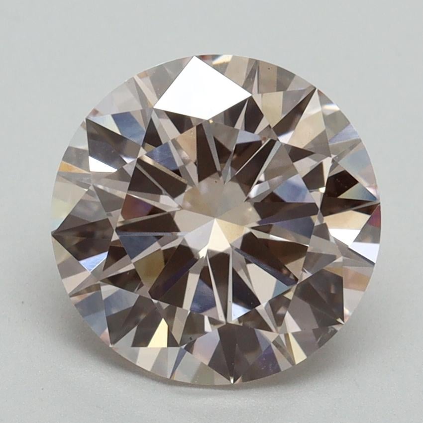 3.00 Ct. Fancy Light Pink Round Lab Grown Diamond