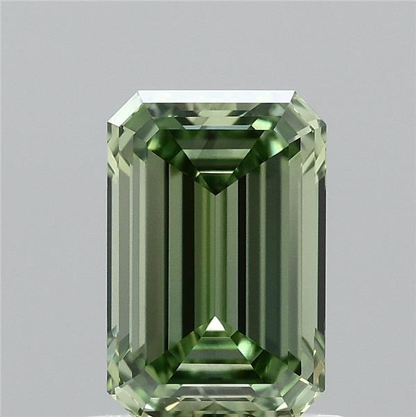 1.04 Ct. Fancy Vivid  Green Emerald Lab Grown Diamond