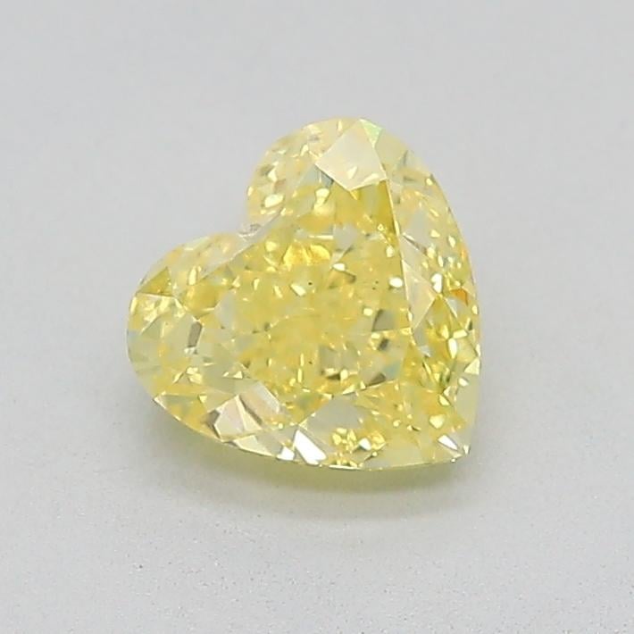 1.03 Ct. Fancy Intense  Yellow Heart Lab Grown Diamond