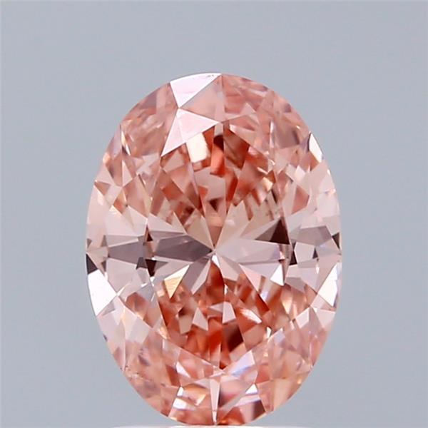 1.51 Ct. Fancy Vivid  Pink Oval Lab Grown Diamond