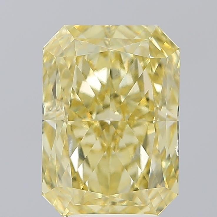5.04 Ct. Fancy Intense Yellow Radiant Lab Grown Diamond