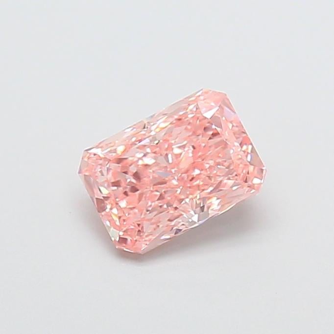 1.06 Ct. Fancy Vivid  Pink Radiant Lab Grown Diamond