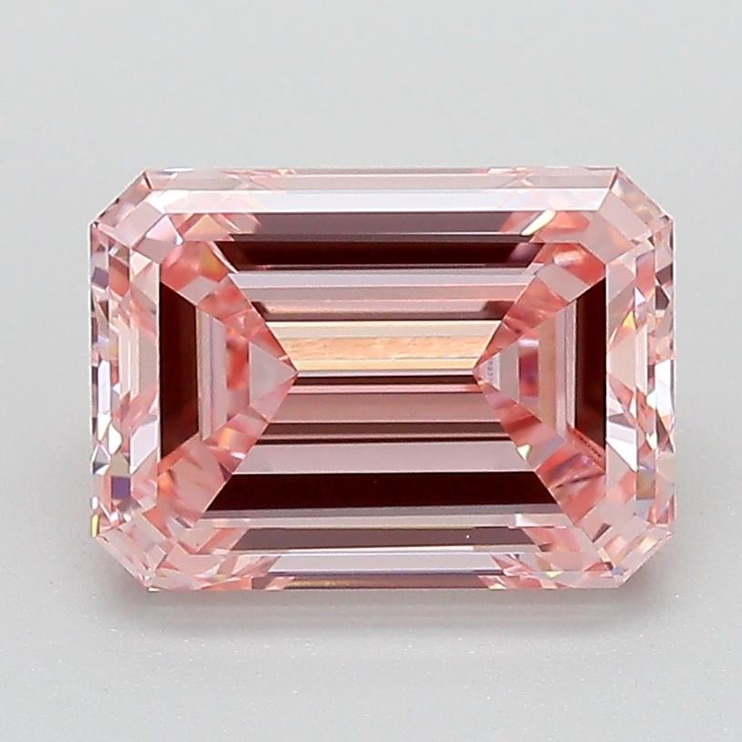 2.51 Ct. Fancy Intense  Pink Emerald Lab Grown Diamond