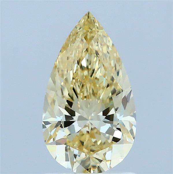 1.10 Ct. Fancy Intense Yellow Pear Lab Grown Diamond