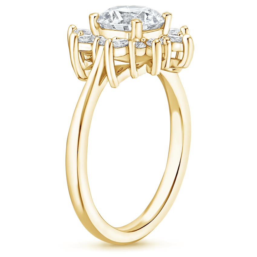 18K Yellow Gold Cosmique Diamond Ring (1/3 ct. tw.), large side view