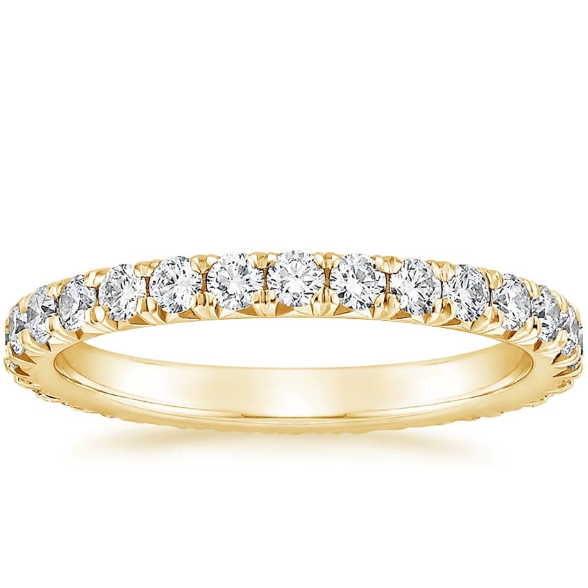 18K Yellow Gold Sienna Eternity Diamond Ring (7/8 ct. tw.), large top view