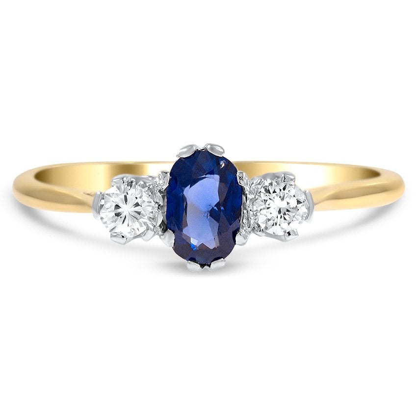 Retro Sapphire Vintage Ring | Eastham | Brilliant Earth