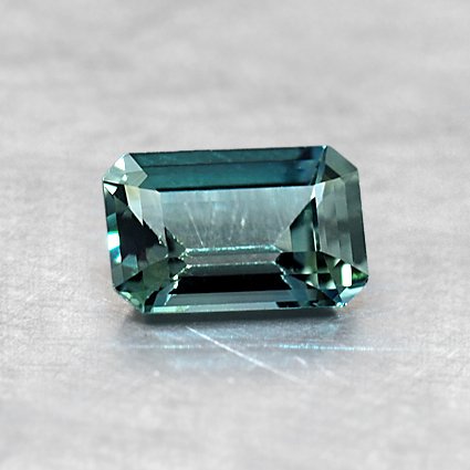 Certified 10.05 Carat Natural Green Sapphire Blue Green Natural Emerald Shape princess cut Peacock Sapphire Loose Mermaid Sapphire