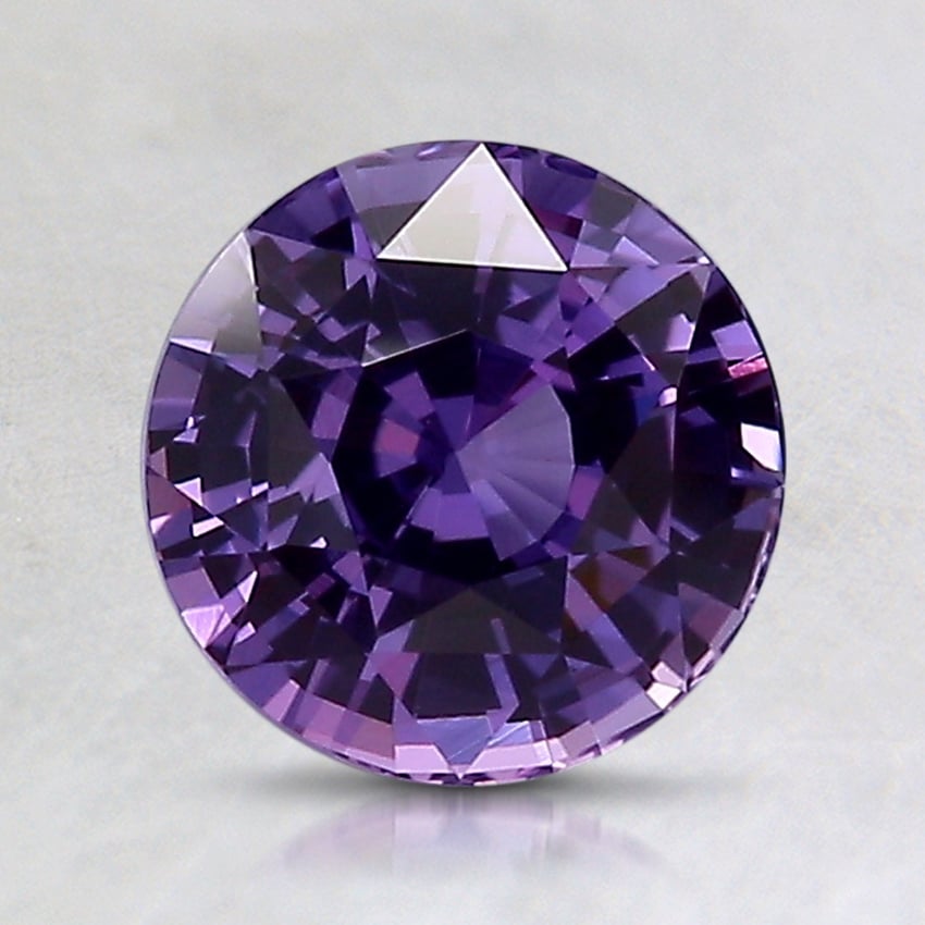 7.1x7mm Purple Round Sapphire