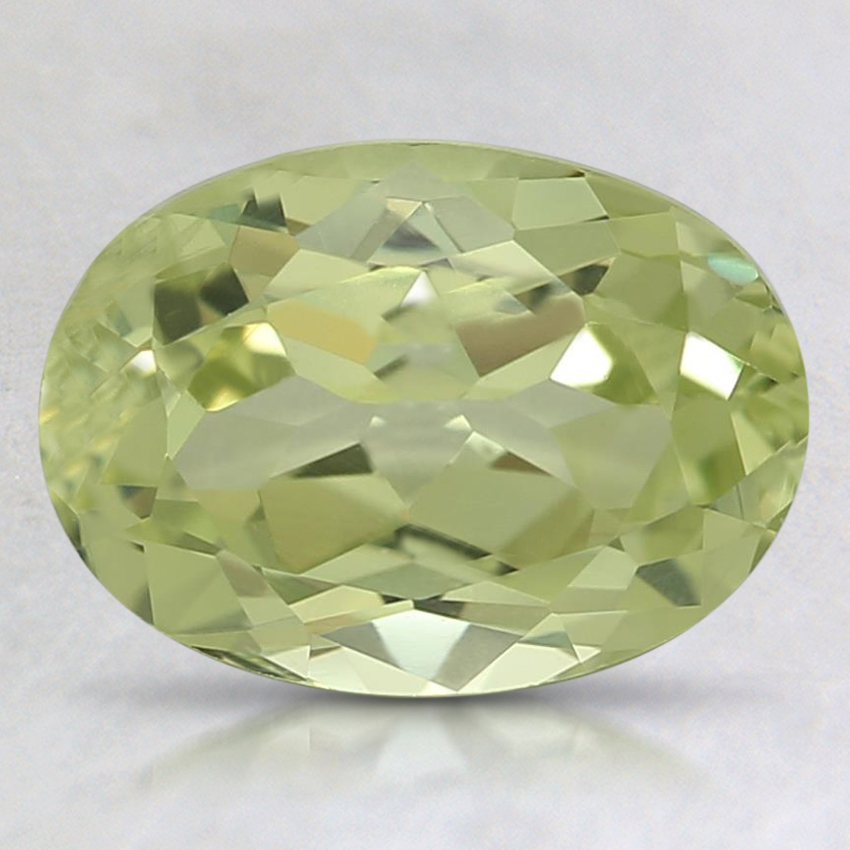 9.3x6.8mm Unheated Yellow Oval Australian Sapphire