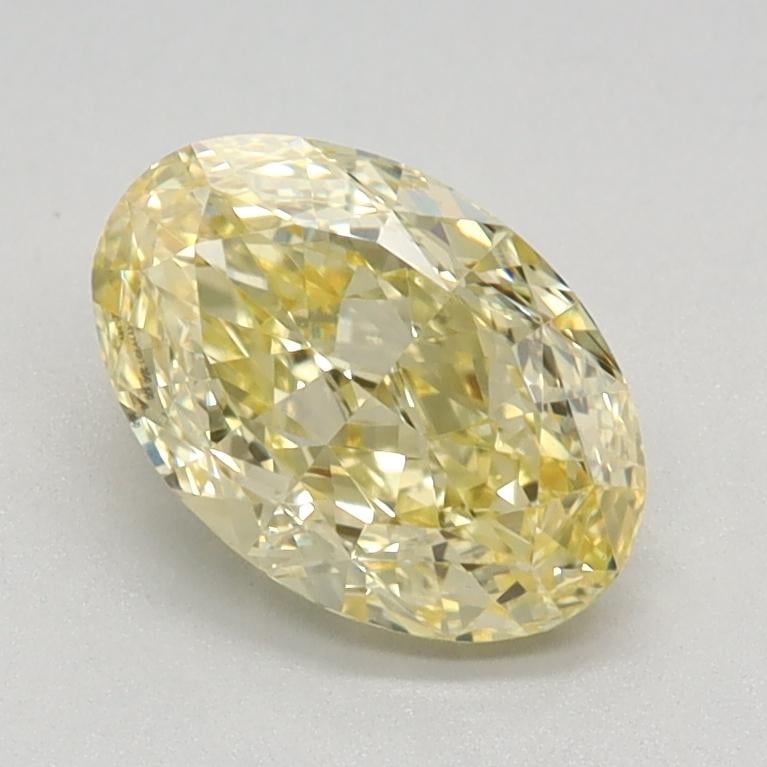 1.10 Ct. Fancy Intense Yellow Oval Lab Grown Diamond