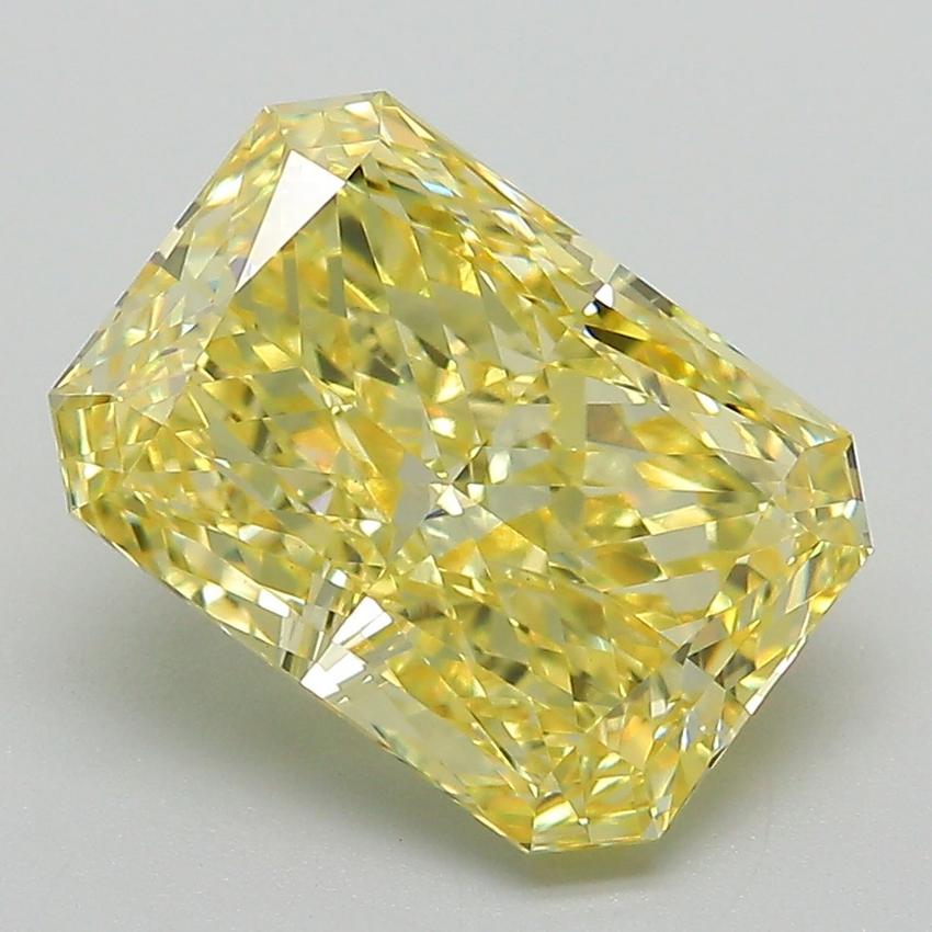 4.02 Ct. Fancy Intense Yellow Radiant Lab Grown Diamond