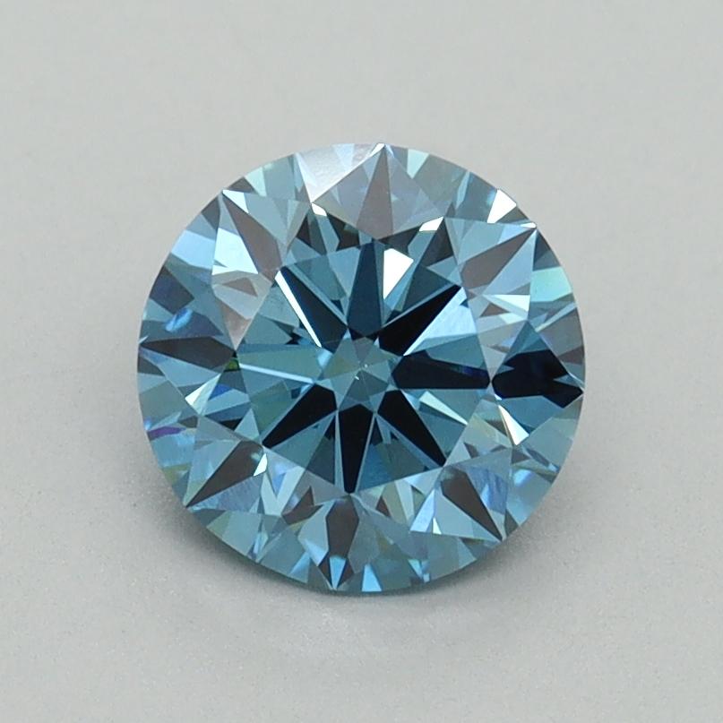1.17 Ct. Fancy Vivid Blue Round Lab Grown Diamond