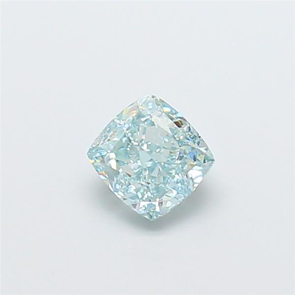 1.00 Ct. Fancy Intense  Green Cushion Lab Grown Diamond