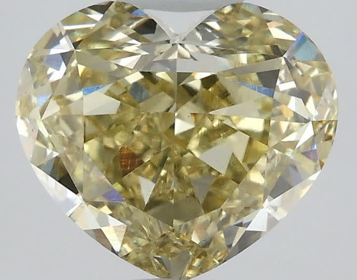 2.36 Ct. Fancy Yellow Heart Lab Grown Diamond