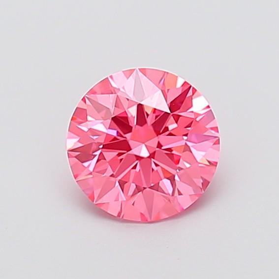 1.01 Ct. Fancy Vivid  Pink Round Lab Grown Diamond