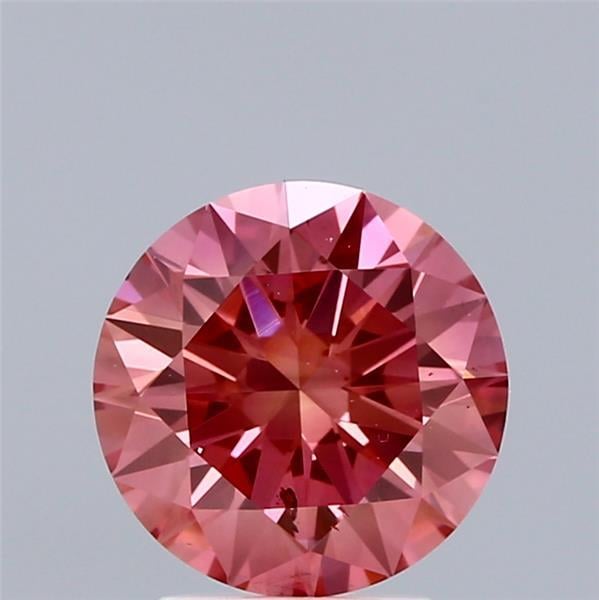 2.03 Ct. Fancy Vivid  Pink Round Lab Grown Diamond