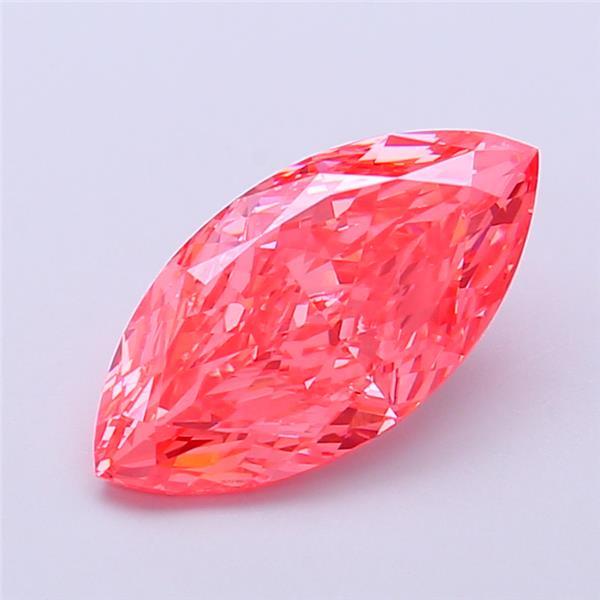 2.26 Ct. Fancy Vivid Pink Marquise Lab Grown Diamond