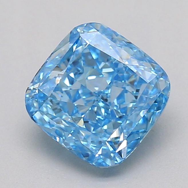 1.03 Ct. Fancy Blue Cushion Lab Grown Diamond