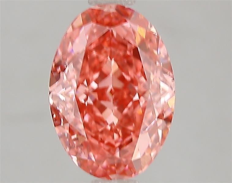 2.02 Ct. Fancy Vivid Pink Oval Lab Grown Diamond