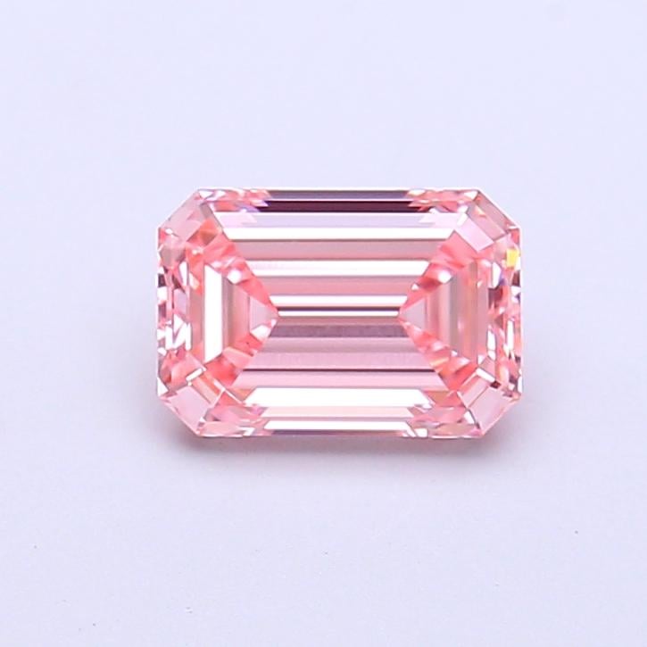 1.08 Ct. Fancy Intense  Pink Emerald Lab Grown Diamond