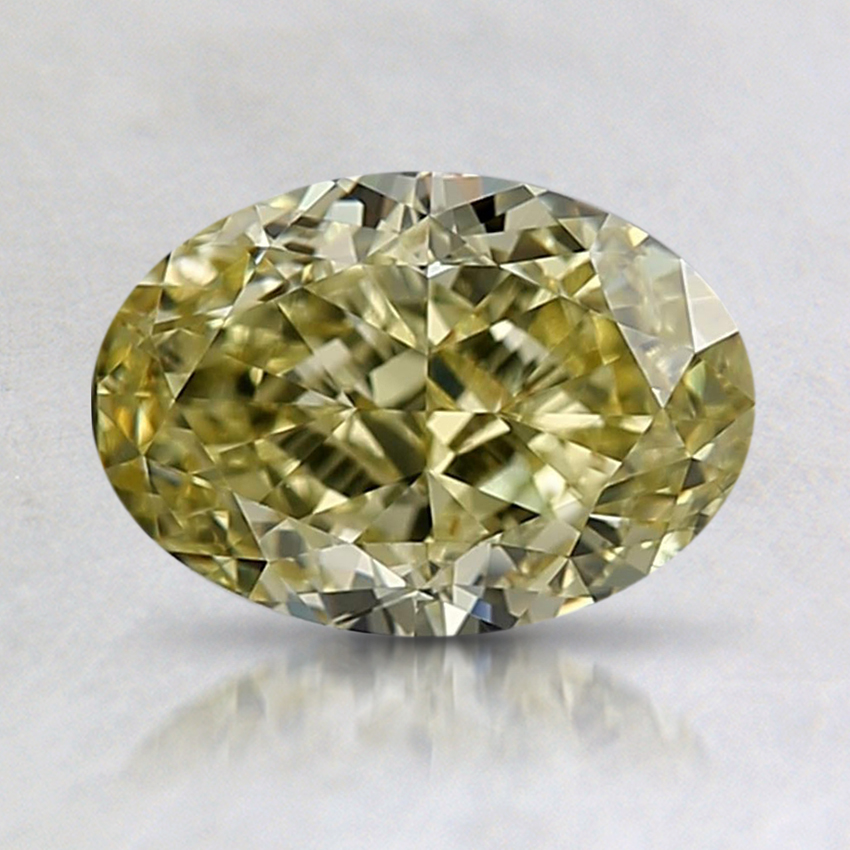 1.54 Ct. Fancy Yellow Oval Diamond