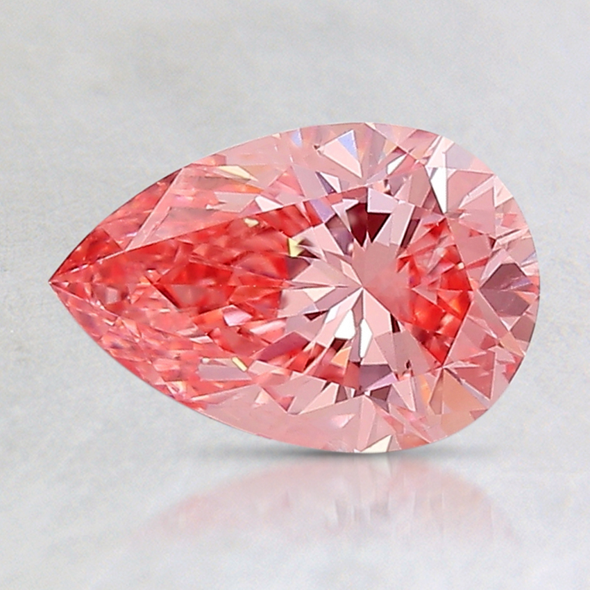 1.03 Ct. Fancy Intense Pink Pear Lab Created Diamond