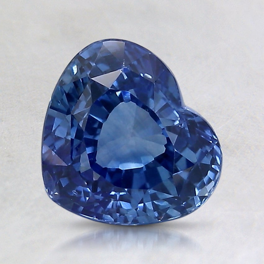 7.6x8.6mm Blue Heart Sapphire