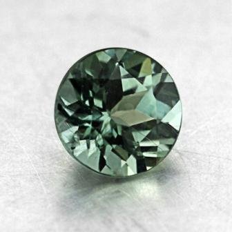 5.5mm Green Round Sapphire