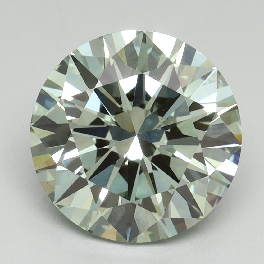 3.14 Ct. Fancy Intense Green Round Lab Grown Diamond