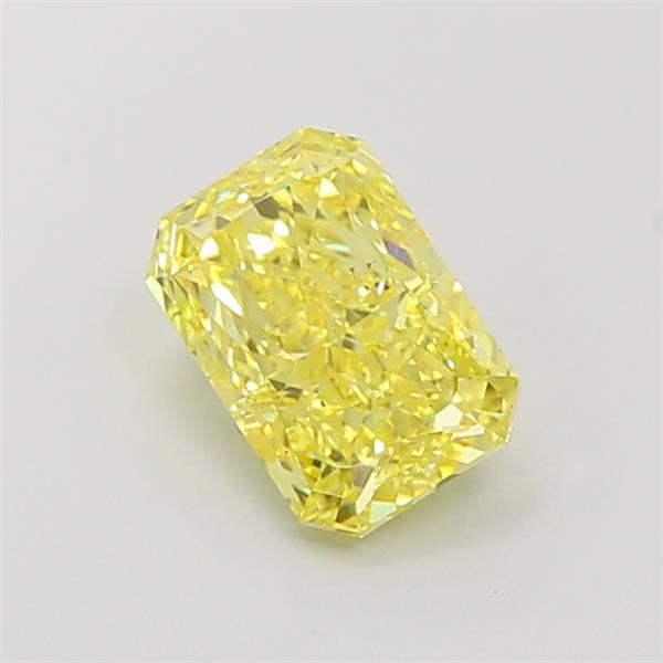 2.35 Ct. Fancy Vivid Yellow Radiant Lab Grown Diamond