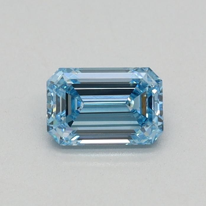 0.31 Ct. Fancy Intense Blue Emerald Lab Grown Diamond