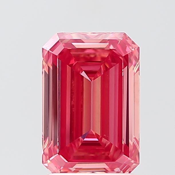 2.08 Ct. Fancy Intense Pink Emerald Lab Grown Diamond