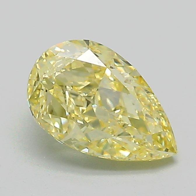 1.06 Ct. Fancy Intense Yellow Pear Lab Grown Diamond