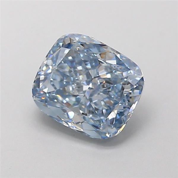 1.01 Ct. Fancy  Blue Cushion Lab Grown Diamond